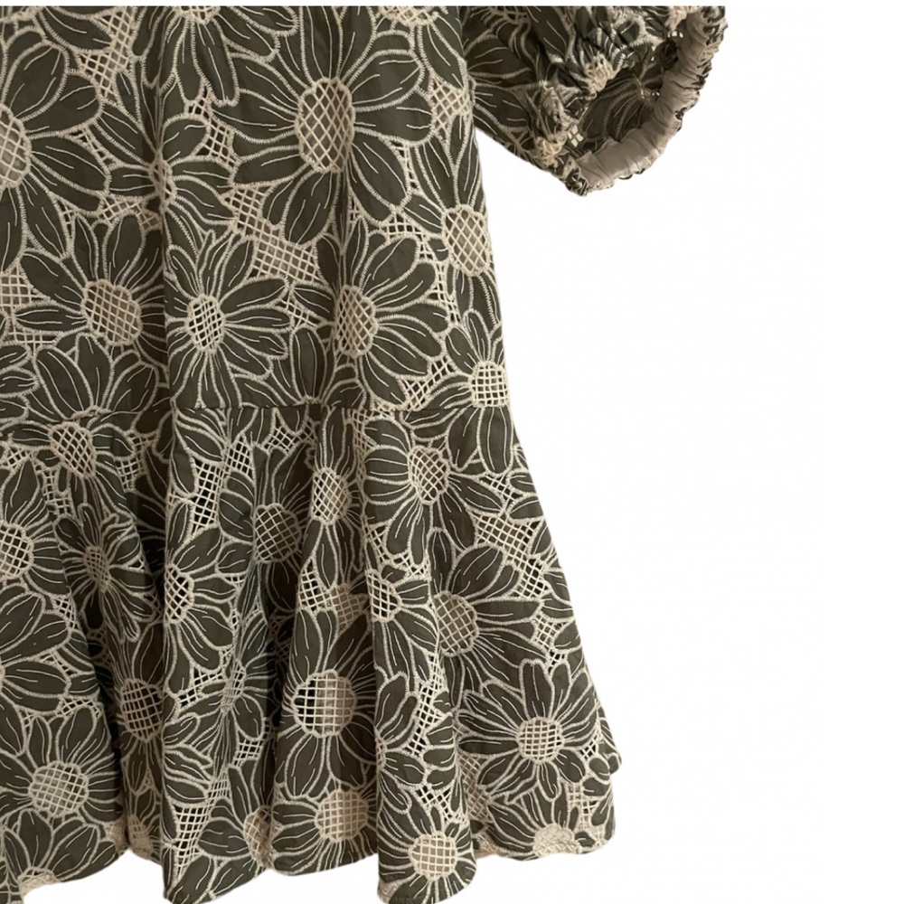 ❌SOLD OUT❌💚🍦NEW WITH TAGS🍦💚Maje dress in embroidered fabric size 36 US 2/4 - Picture 8 of 9
